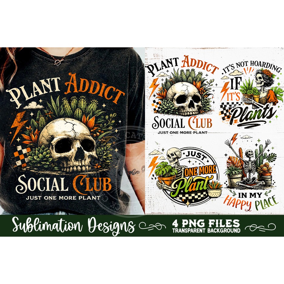 Plant Lover PNG Sublimation 4 Designs (8)