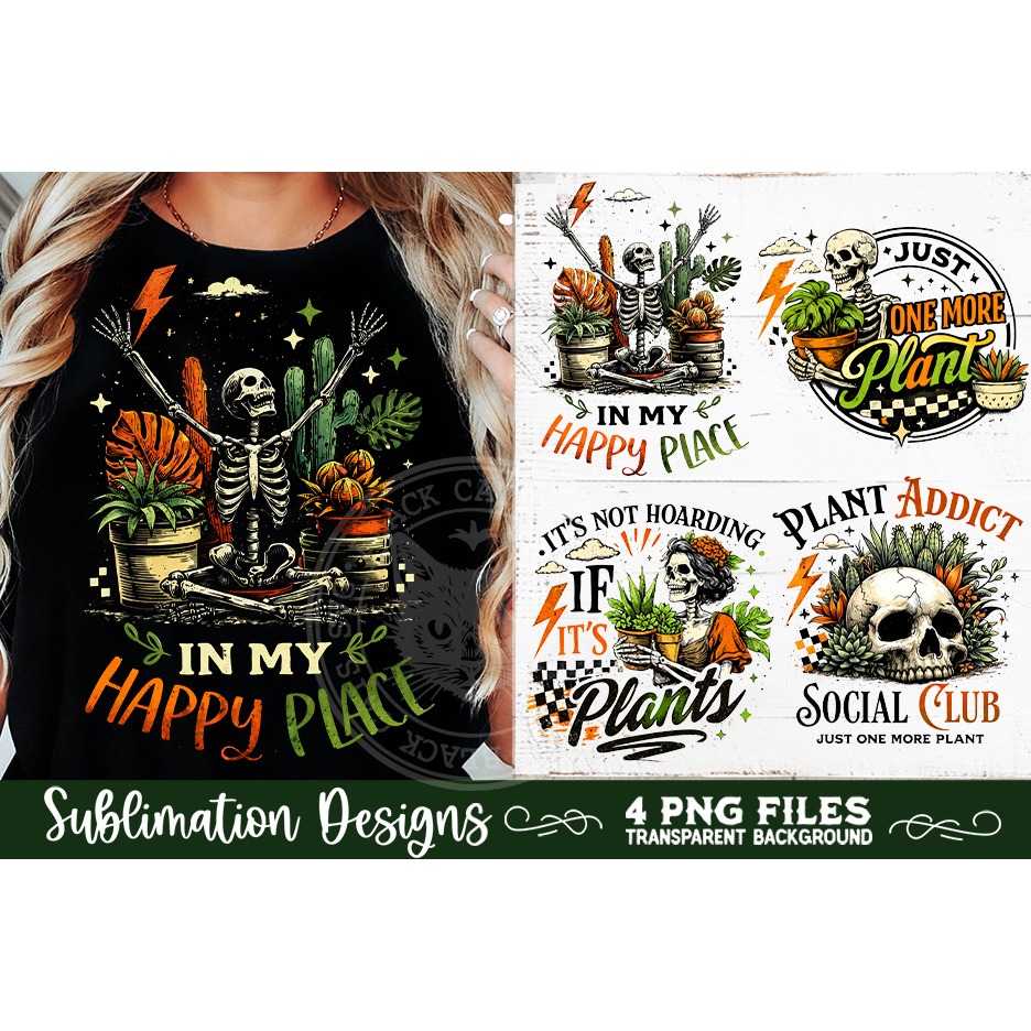 Plant Lover PNG Sublimation 4 Designs (8) 2
