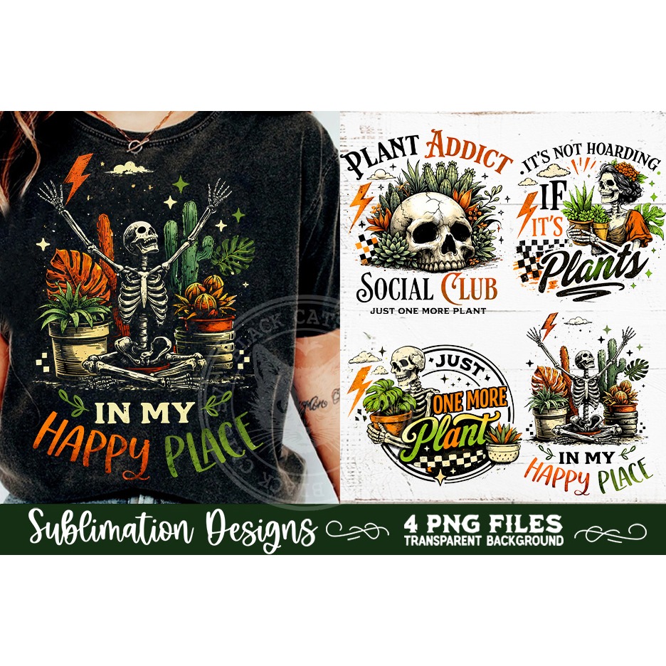 Plant Lover PNG Sublimation 4 Designs (8) 3