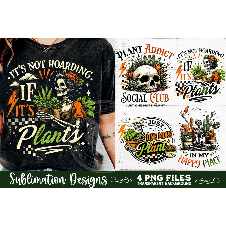 Plant Lover PNG Sublimation 4 Designs (8) 5