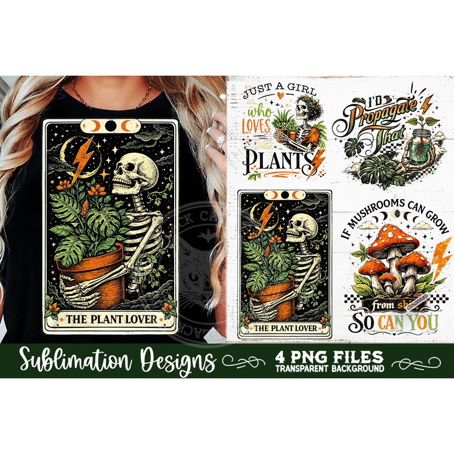 Plant Lover PNG Sublimation 4 Designs (9)