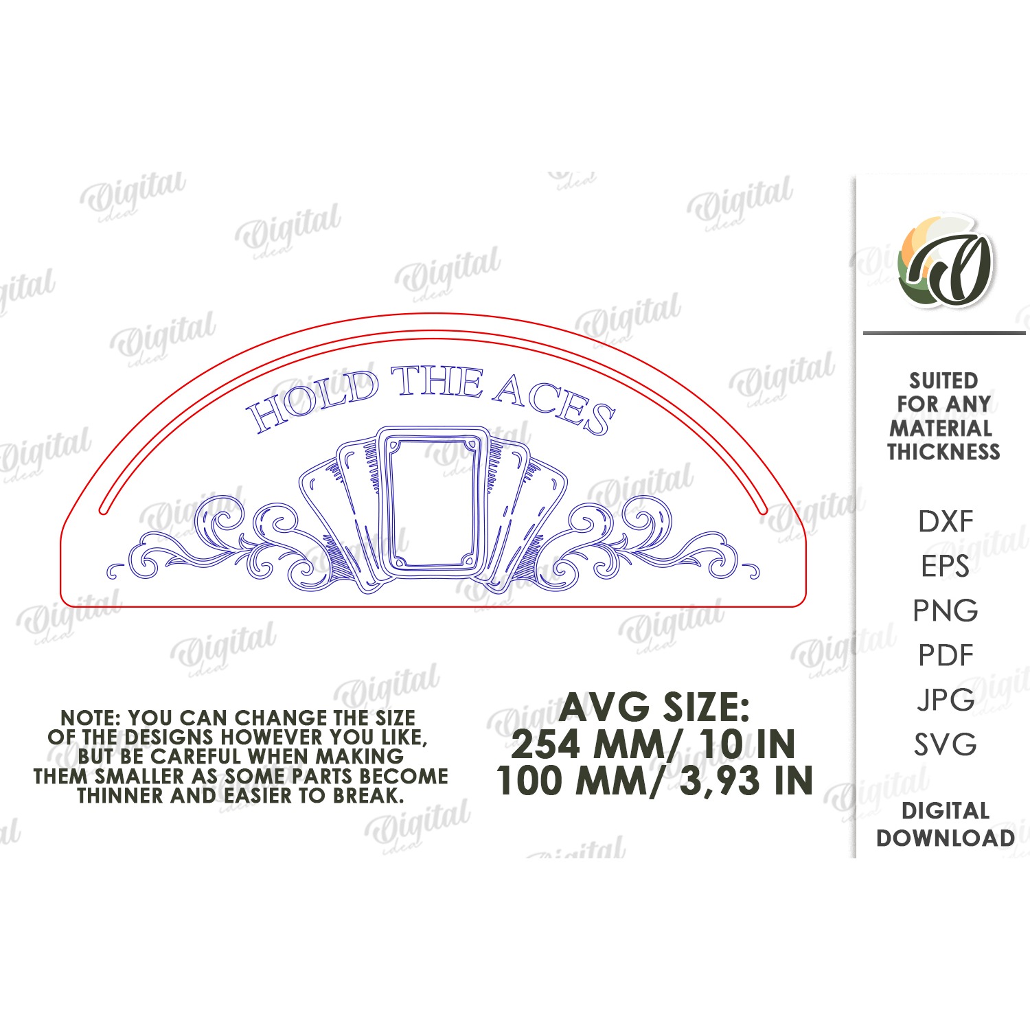 Playing Card Holder Laser Cut. Playing Card Stand SVG (8) 2