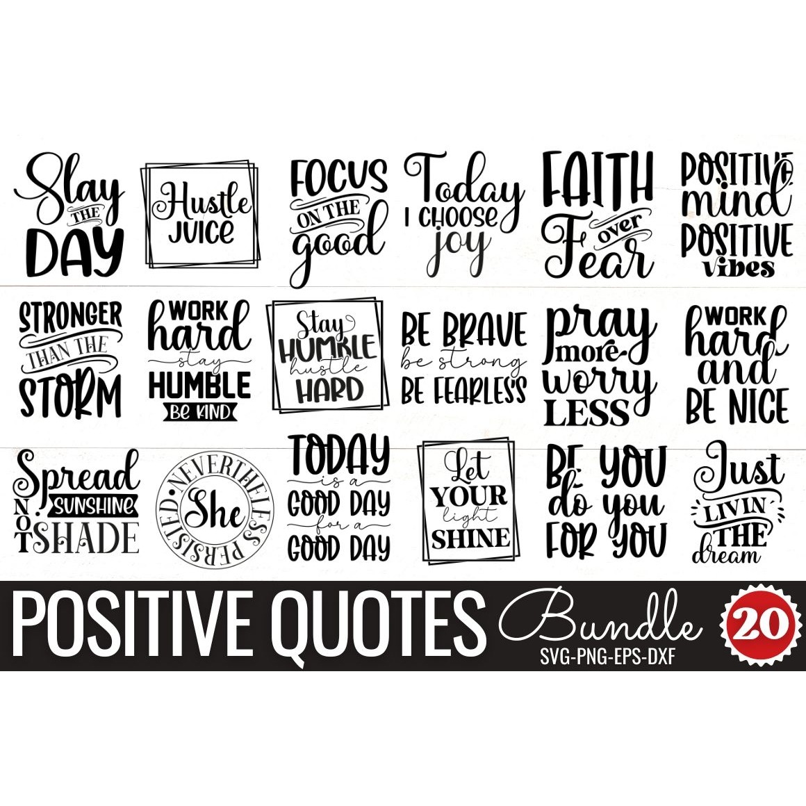 Positive SVG Bundle