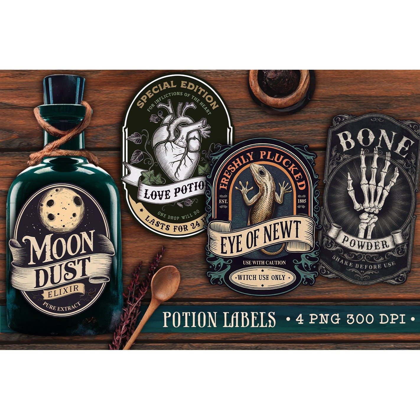 Potion labels, Halloween Labels Stickers, Witch Apothecary