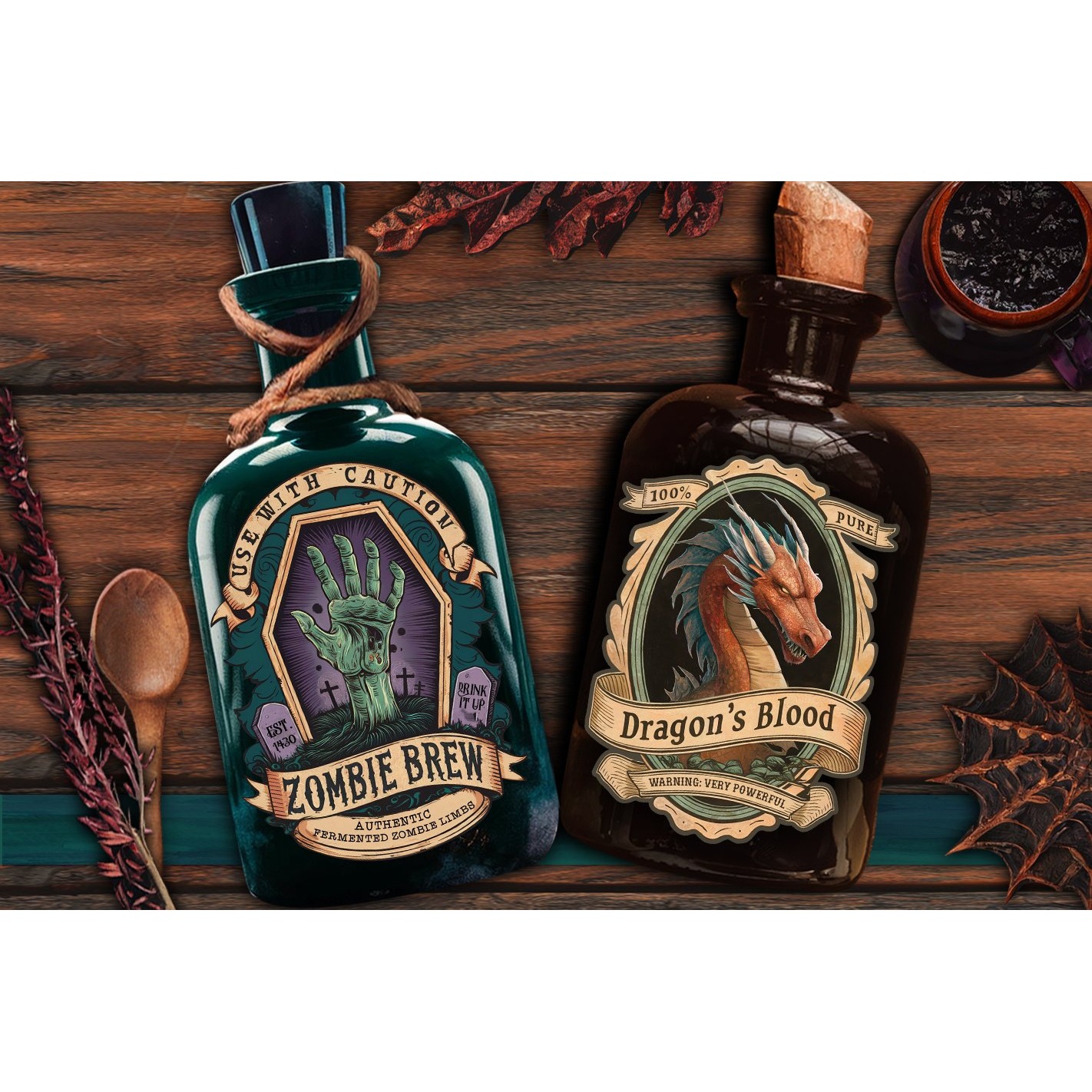 Potion labels, Halloween Labels Stickers, Witch Apothecary (4) 2