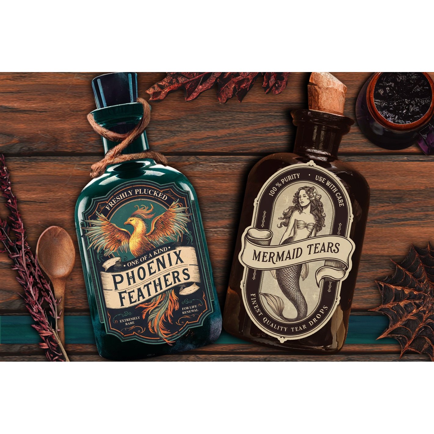 Potion labels, Halloween Labels Stickers, Witch Apothecary (6) 2