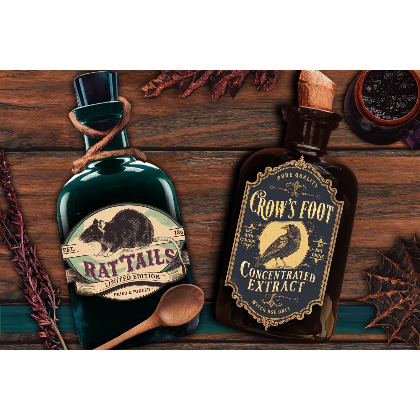 Potion labels, Halloween Labels Stickers, Witch Apothecary (7) 2