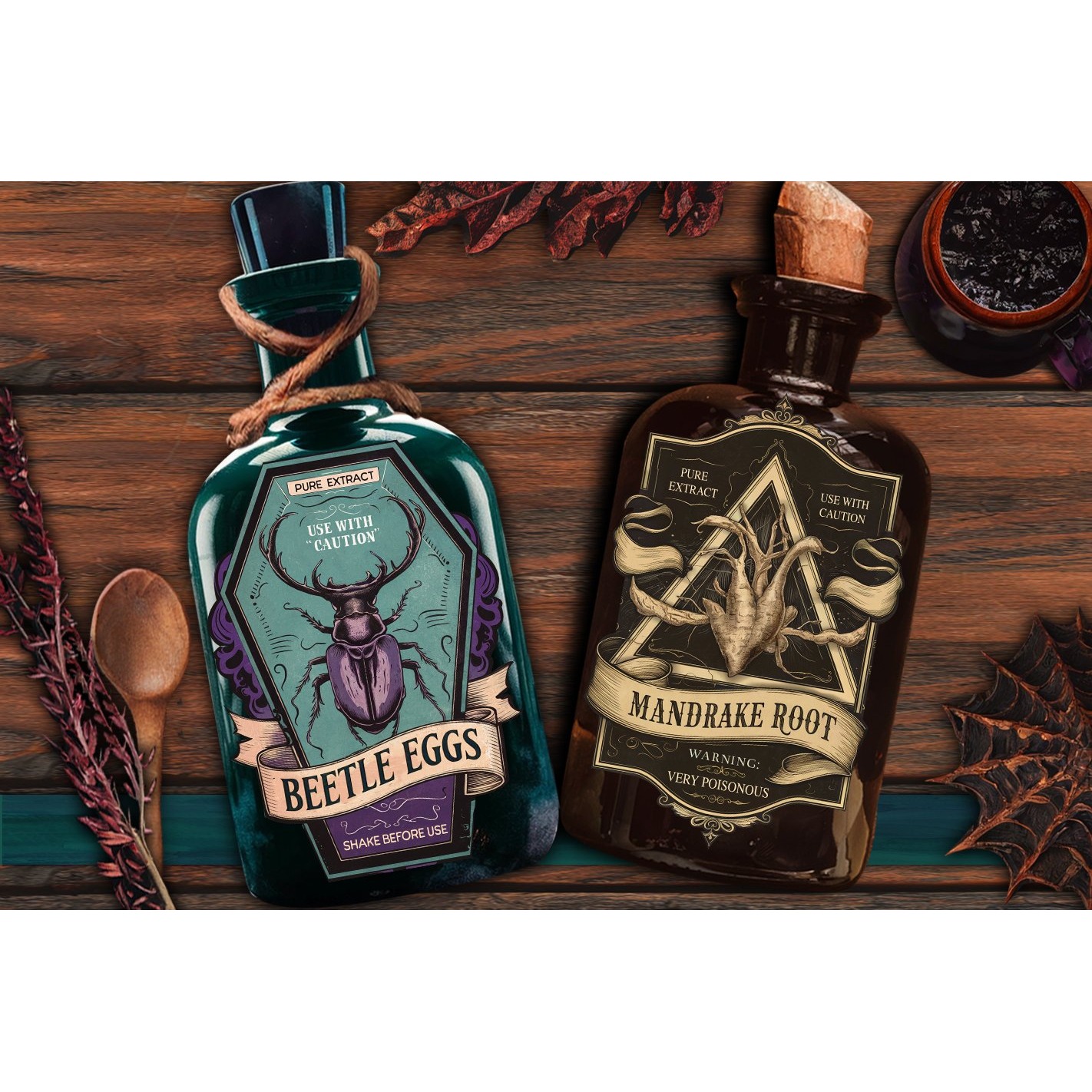 Potion labels, Halloween Labels Stickers, Witch Apothecary (7) 3