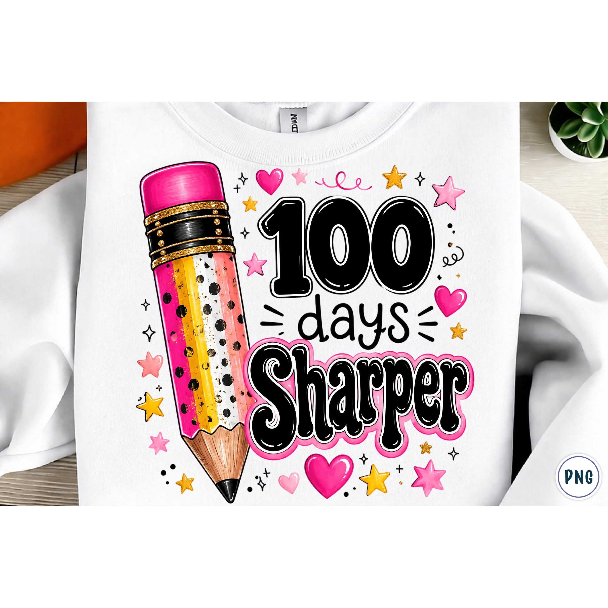Preppy 100 Days of School PNG (2)