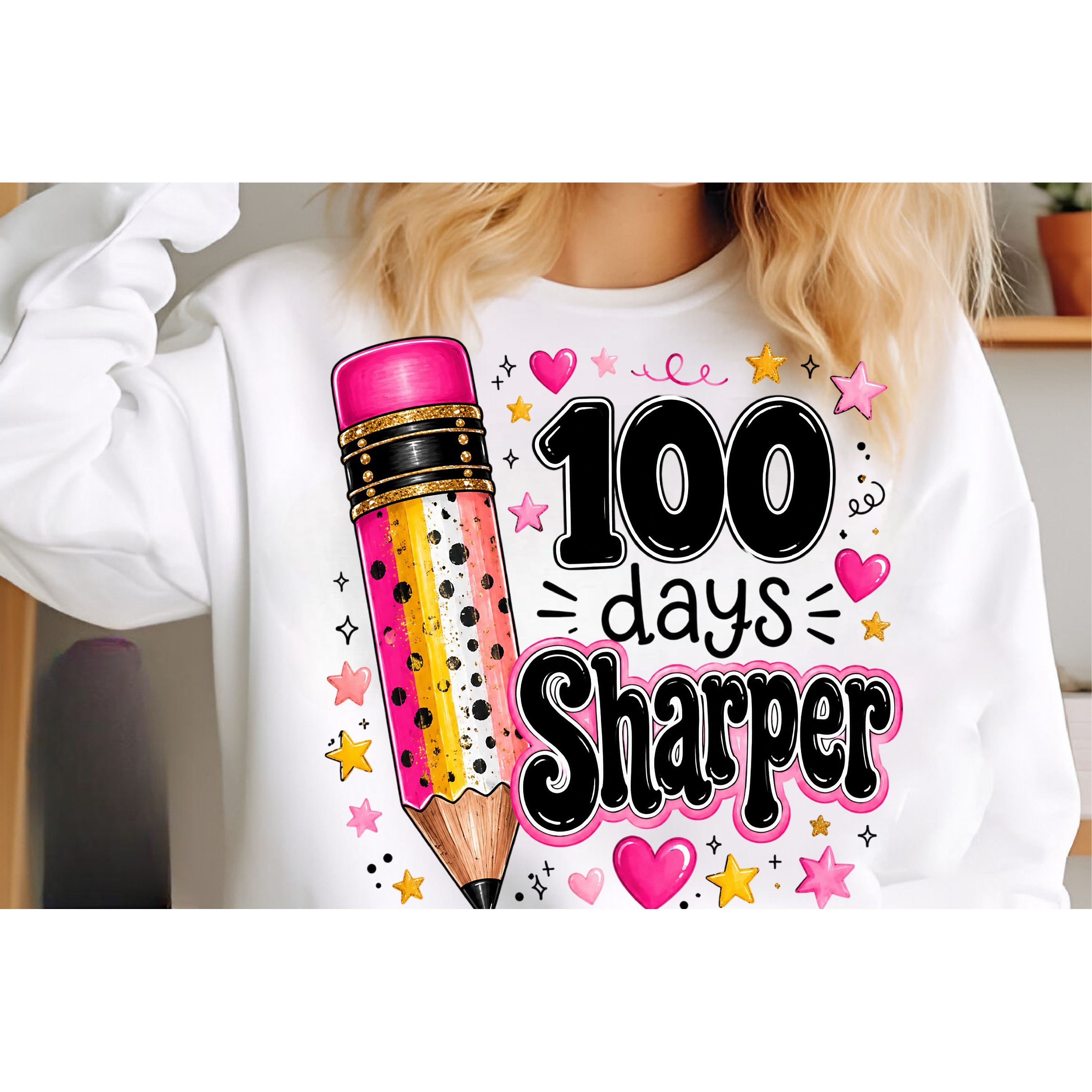Preppy 100 Days of School PNG (2) 3