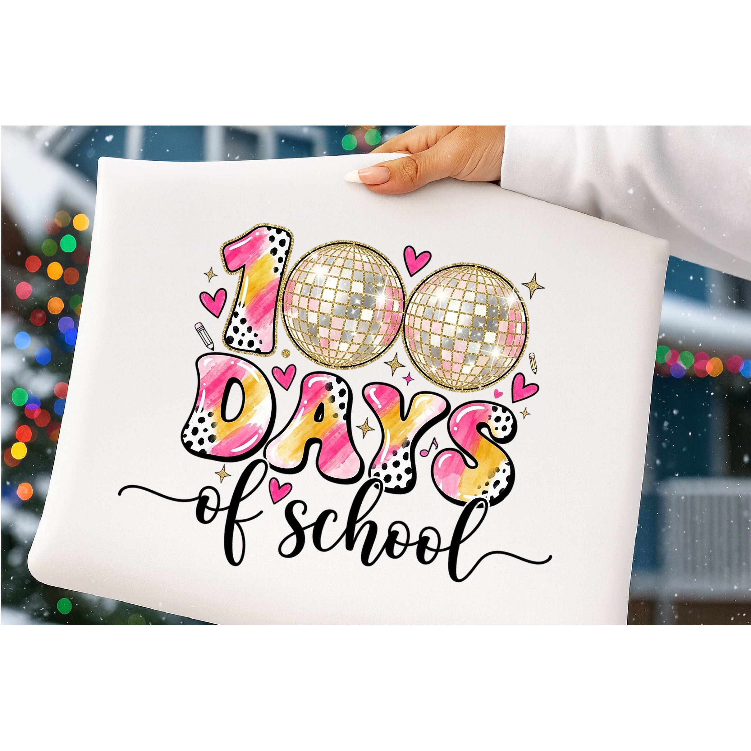 Preppy 100 Days of School PNG (4) 3