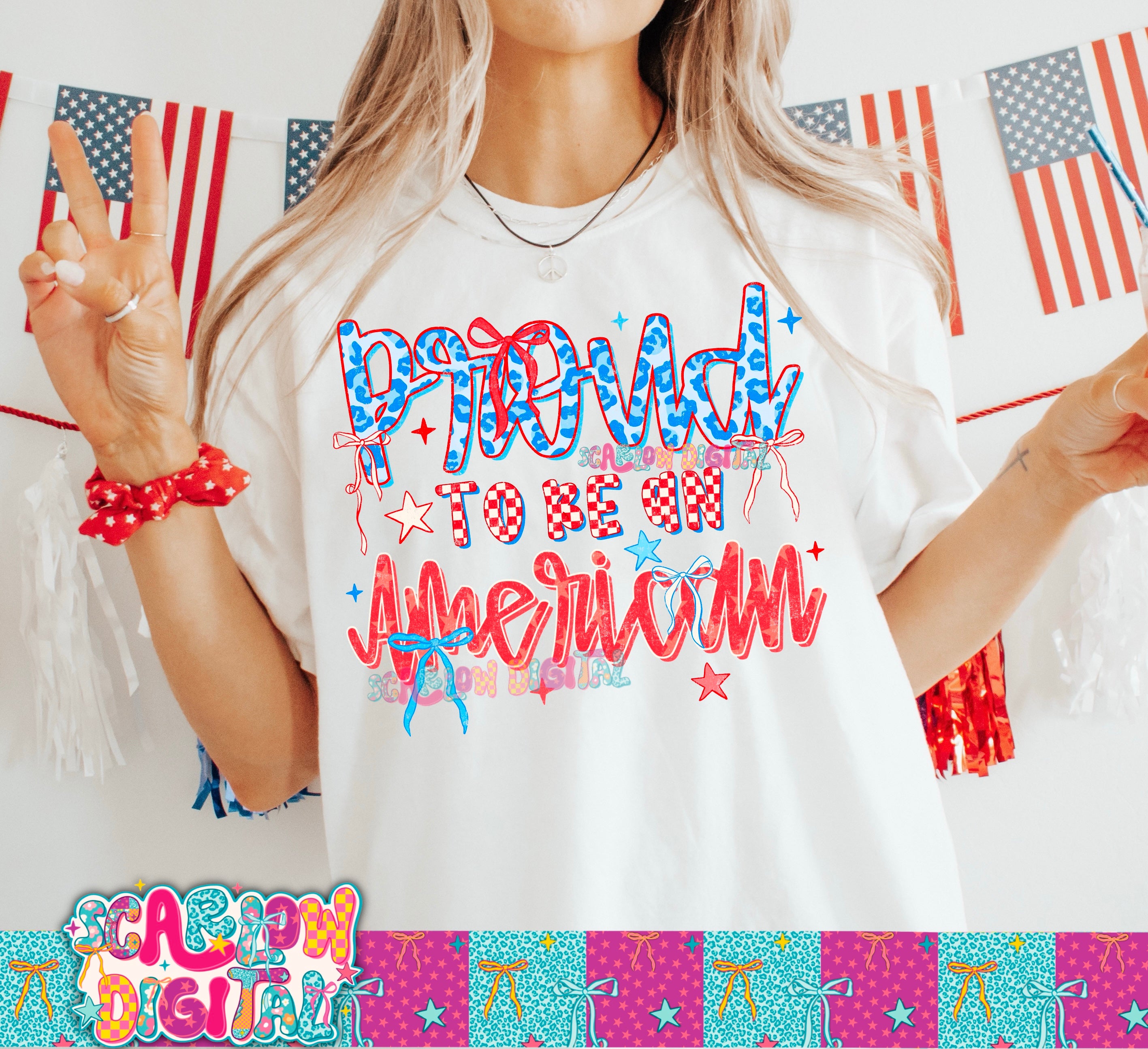 Proud to be an American PNG Digital Design 2
