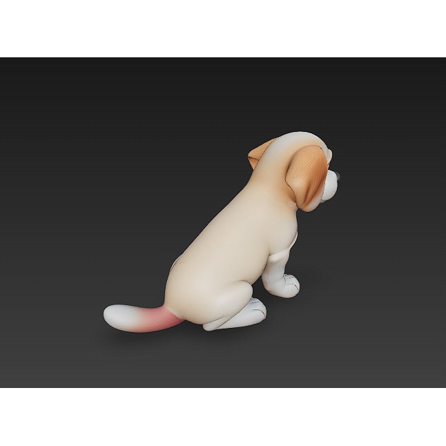 Puppy Dog 3D Model Basic - Low Poly Simple Low-poly 3D model Low-poly 3D model 5