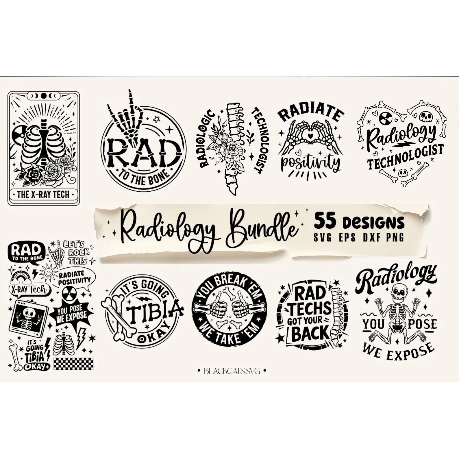 Radiology SVG 55 designs SVG, X-Ray svg, X-ray tech bunde