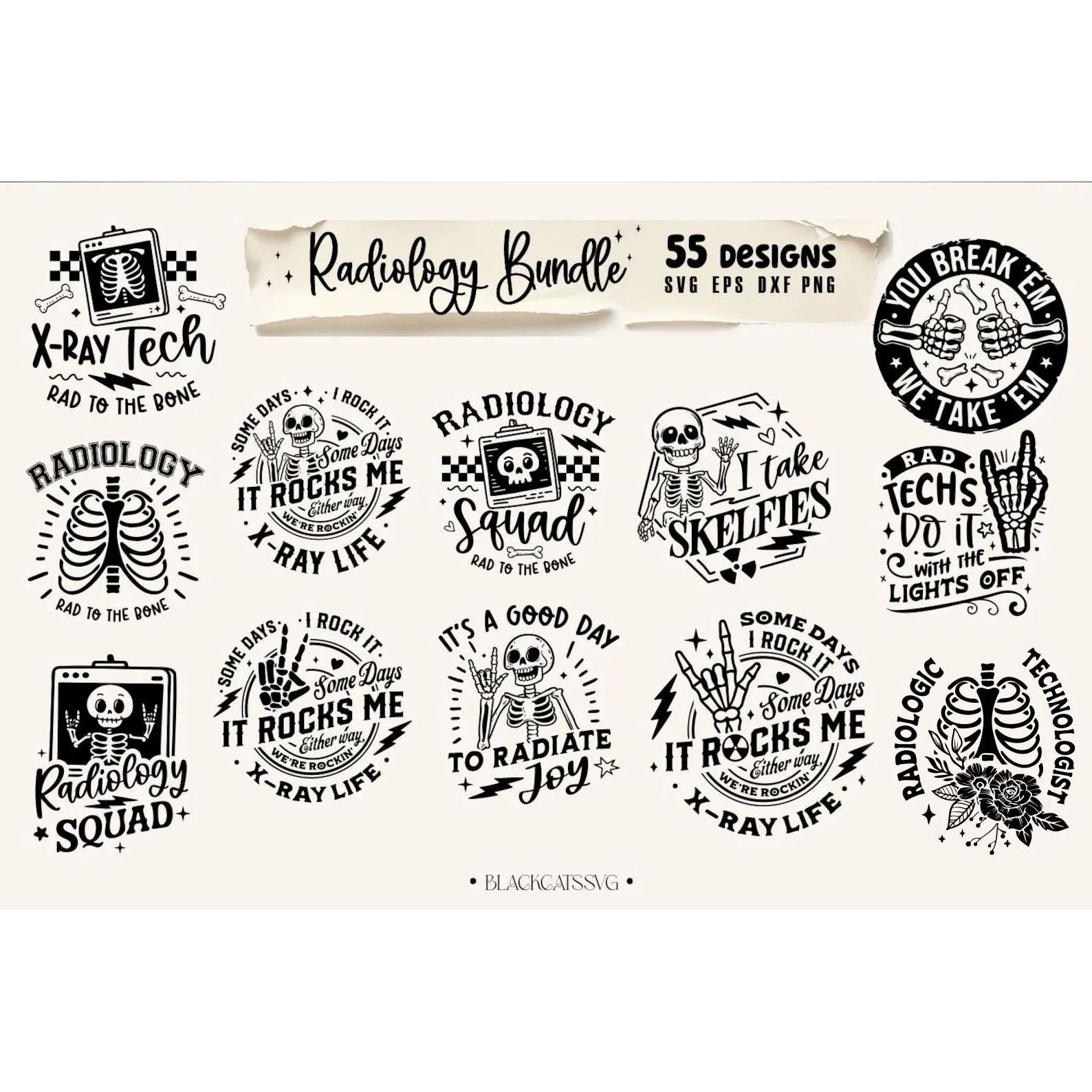 Radiology SVG 55 designs SVG, X-Ray svg, X-ray tech bunde 4