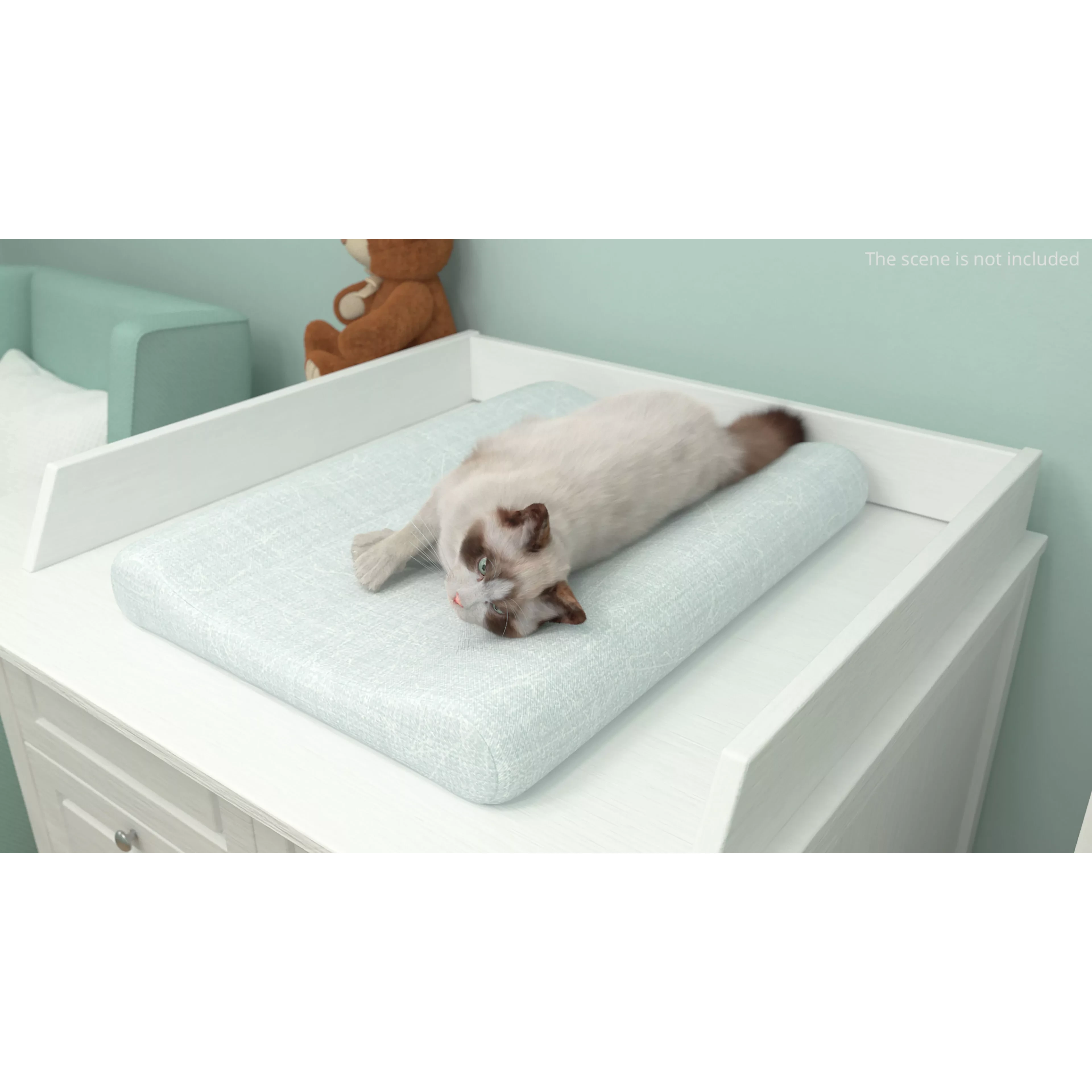 Ragdoll Cat Lying Pose Fur for Cinema 4D 3D model 3