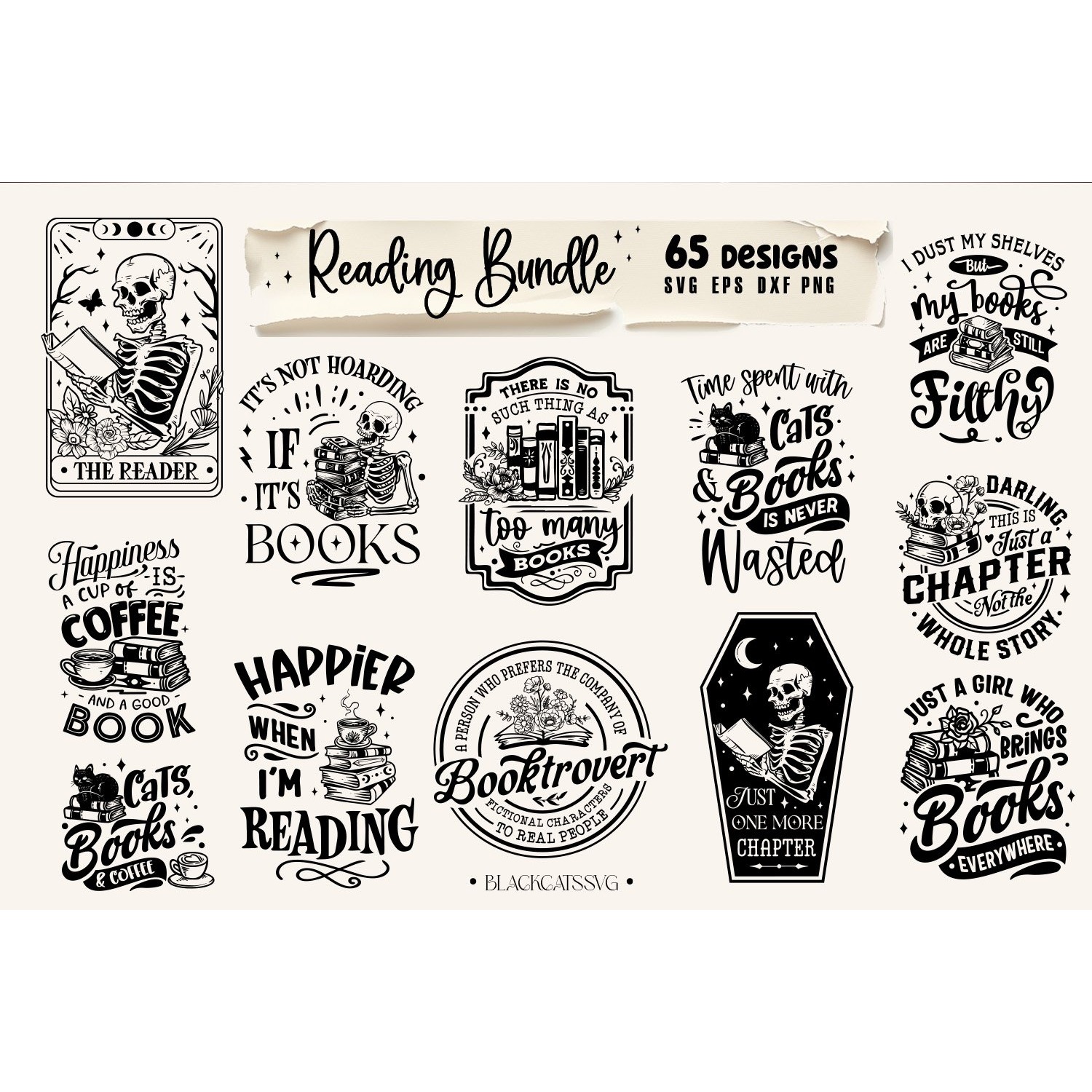 Reading Bundle 65 designs SVG, Floral books svg, Book lover 2