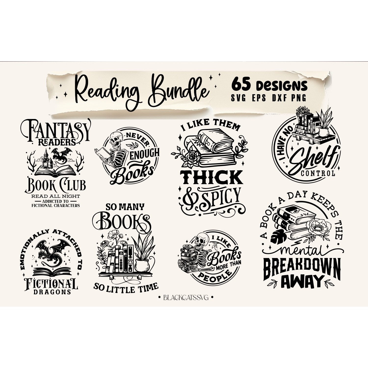 Reading Bundle 65 designs SVG, Floral books svg, Book lover 6