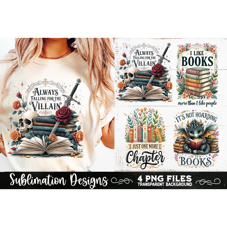 Reading Sublimation Bundle 60 Designs PNG 9