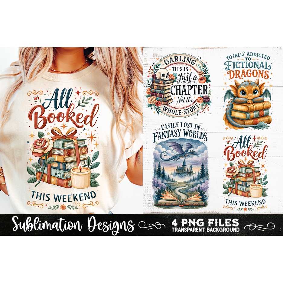 Reading sublimation PNG, Reading 4 PNG, Book Lover PNG (11) 2
