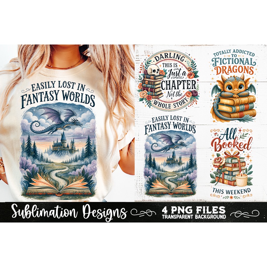 Reading sublimation PNG, Reading 4 PNG, Book Lover PNG (11) 4