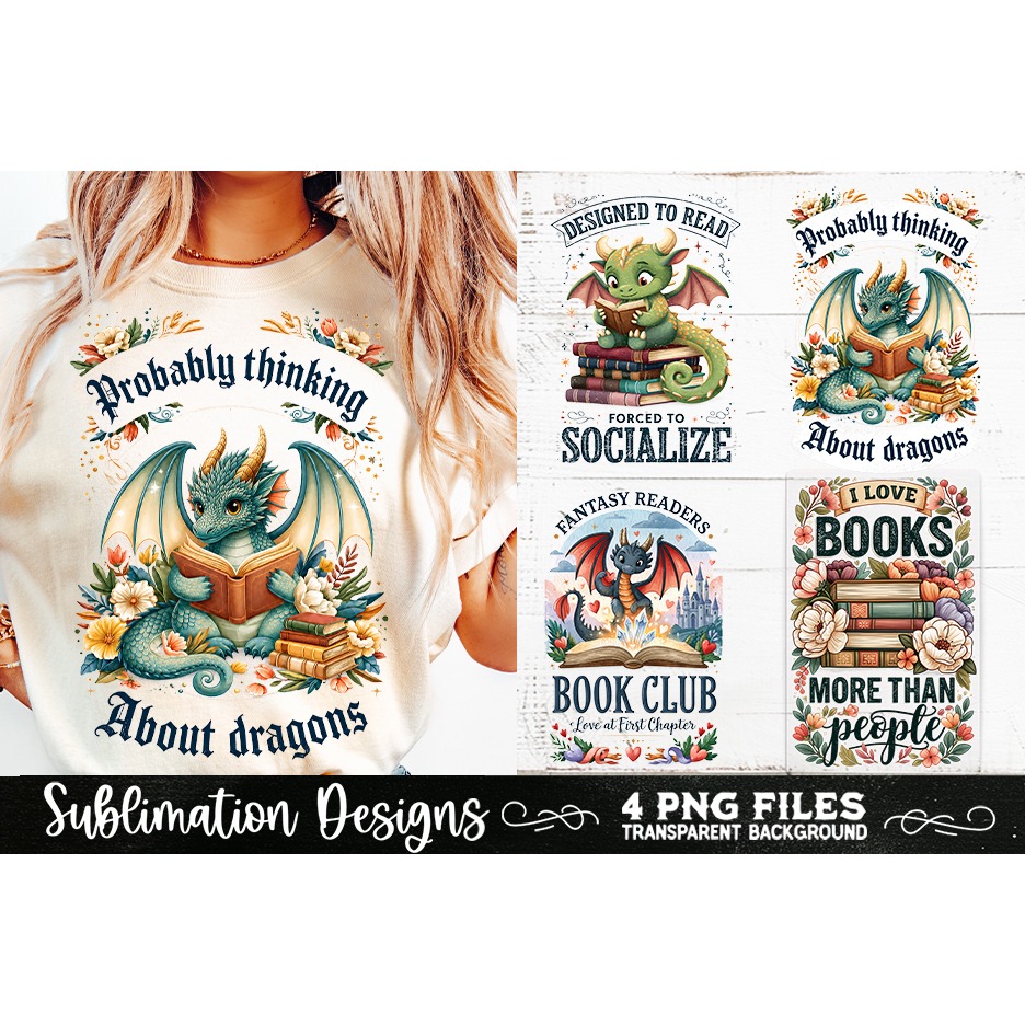 Reading sublimation PNG, Reading 4 PNG, Book Lover PNG (12) 3