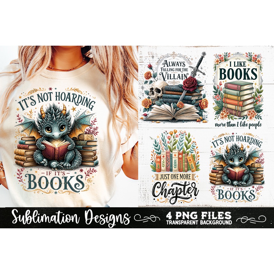 Reading sublimation PNG, Reading 4 PNG, Book Lover PNG (3) 4