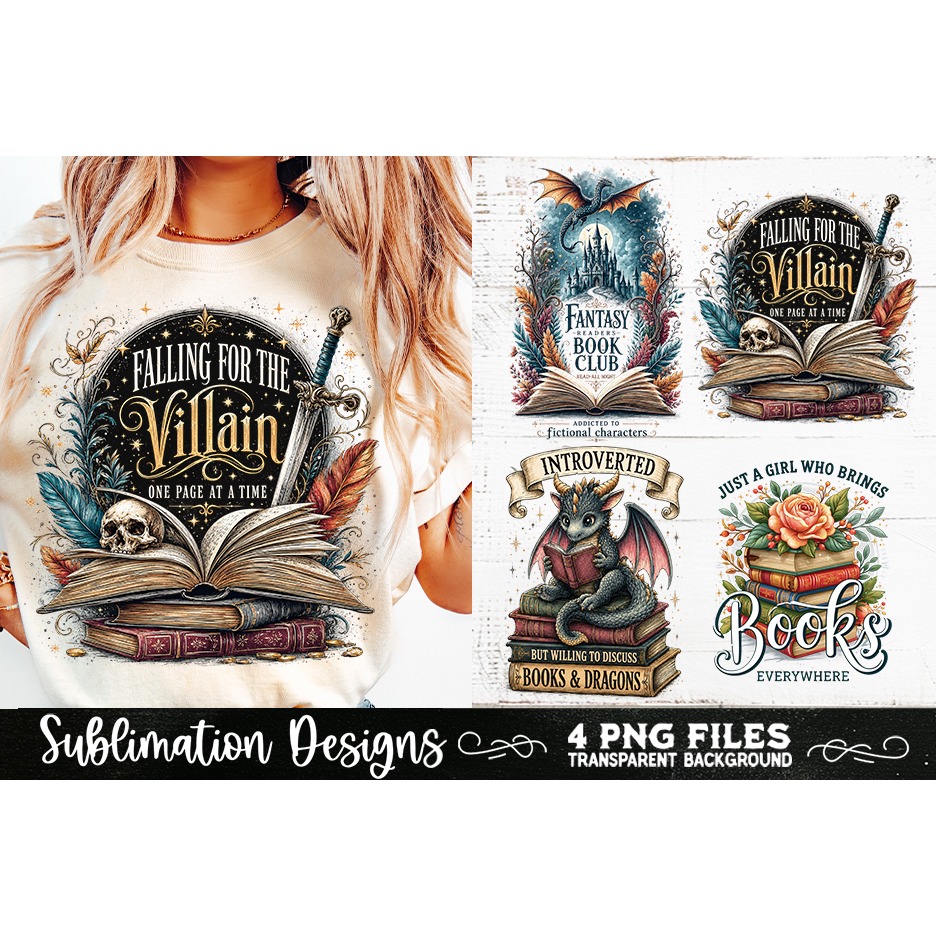 Reading sublimation PNG, Reading 4 PNG, Book Lover PNG (4) 2