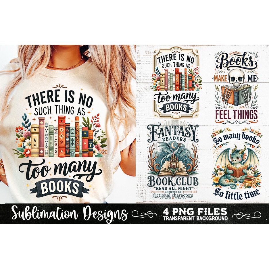 Reading sublimation PNG, Reading 4 PNG, Book Lover PNG (6)