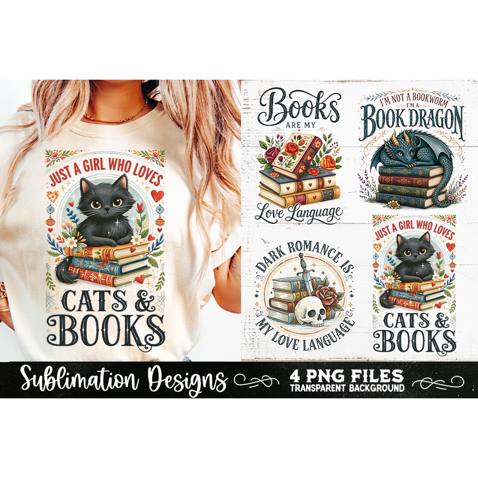 Reading sublimation PNG, Reading 4 PNG, Book Lover PNG (8) 2
