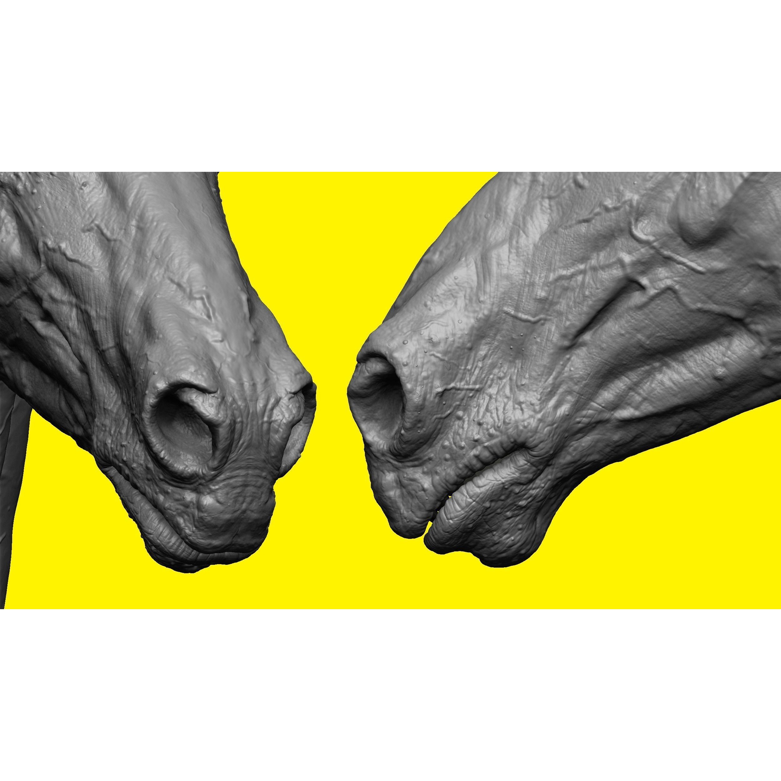 Realistic Horse Basemesh with LOD s 3D model 3