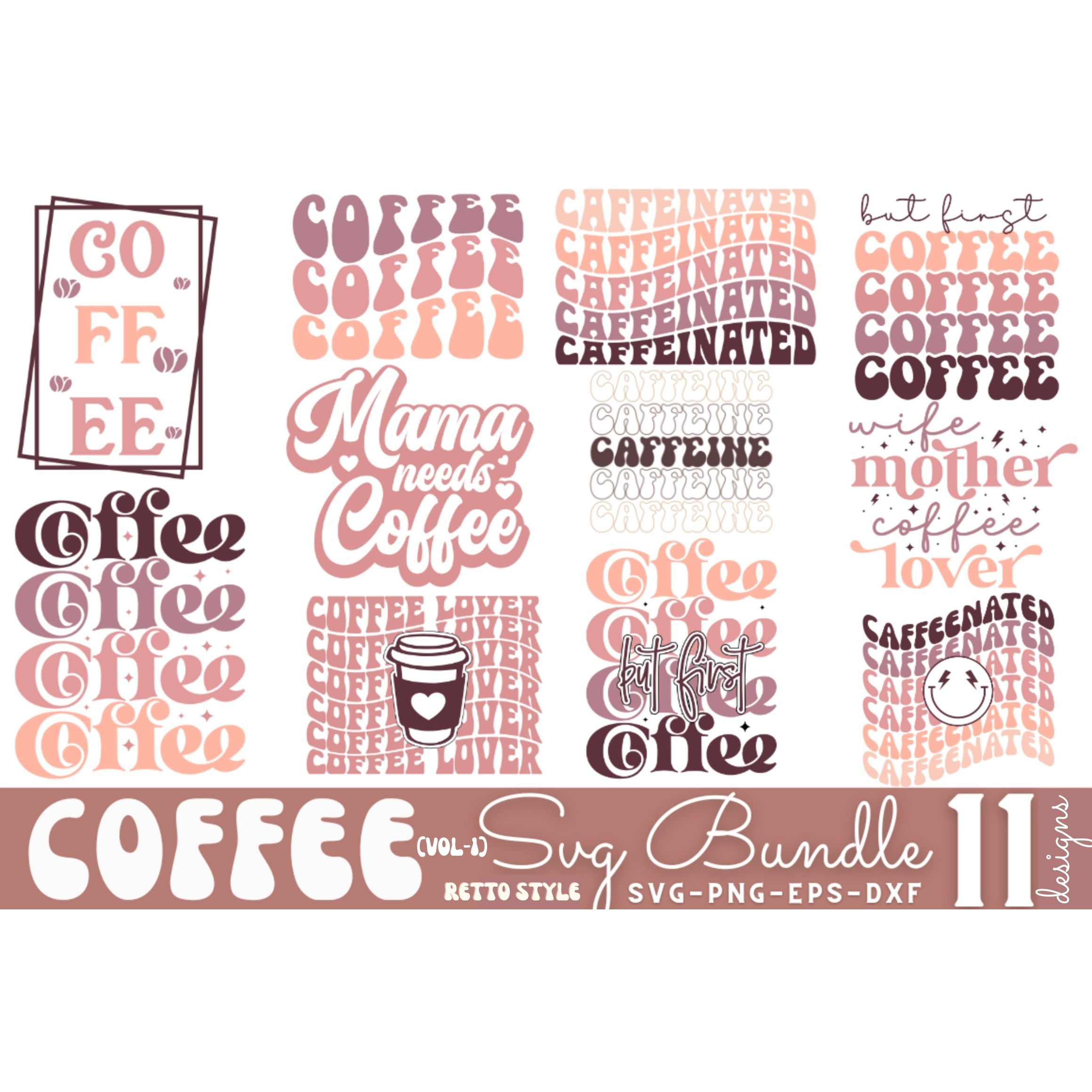 Retro Coffee SVG Bundle (2)