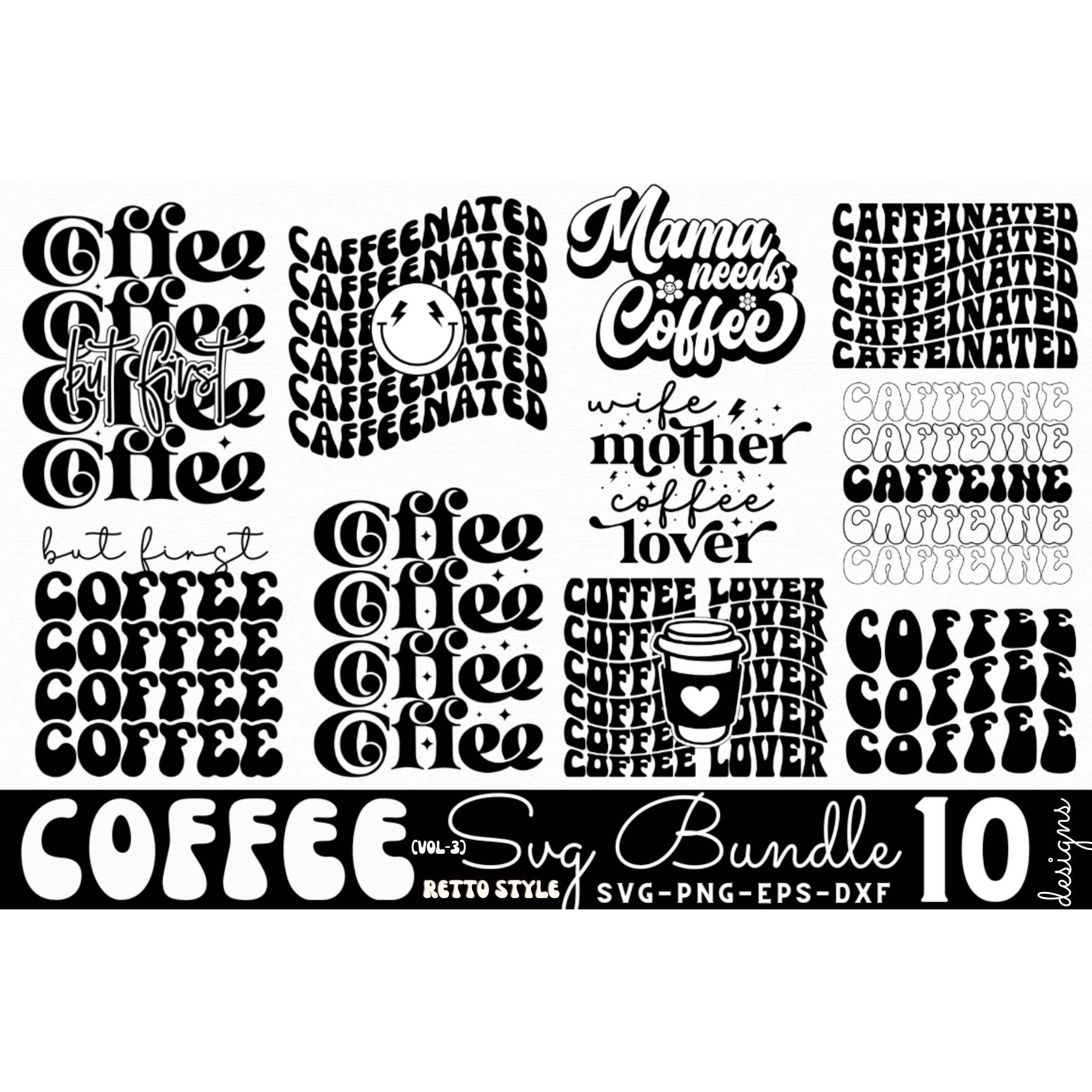 Retro Coffee SVG Bundle (3)