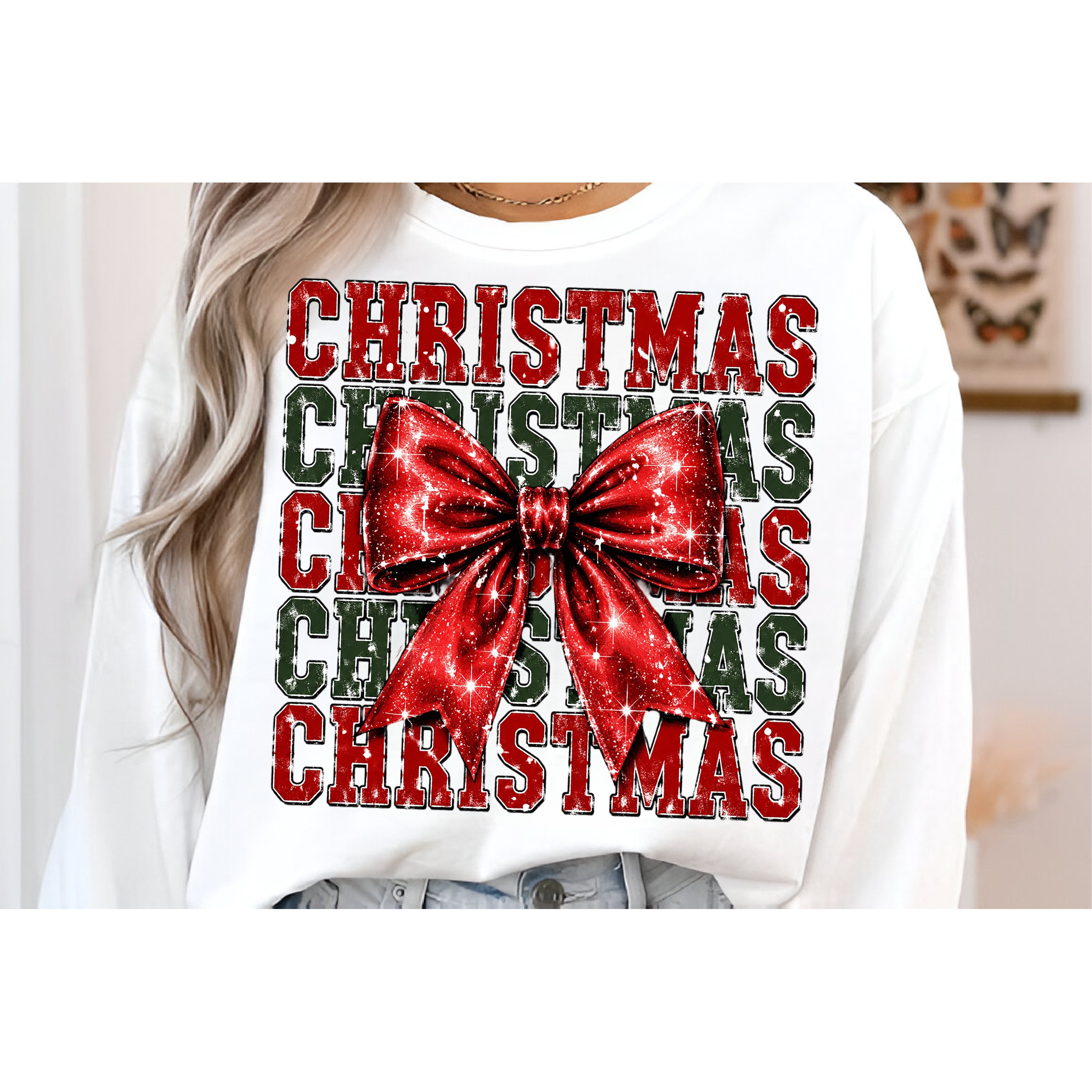 Retro Coquette Christmas Png (5) 4