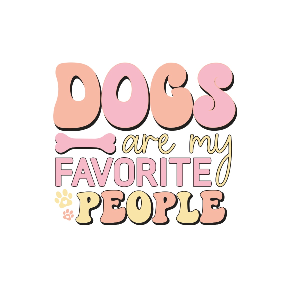 Retro Dog Quotes SVG Bundle 2