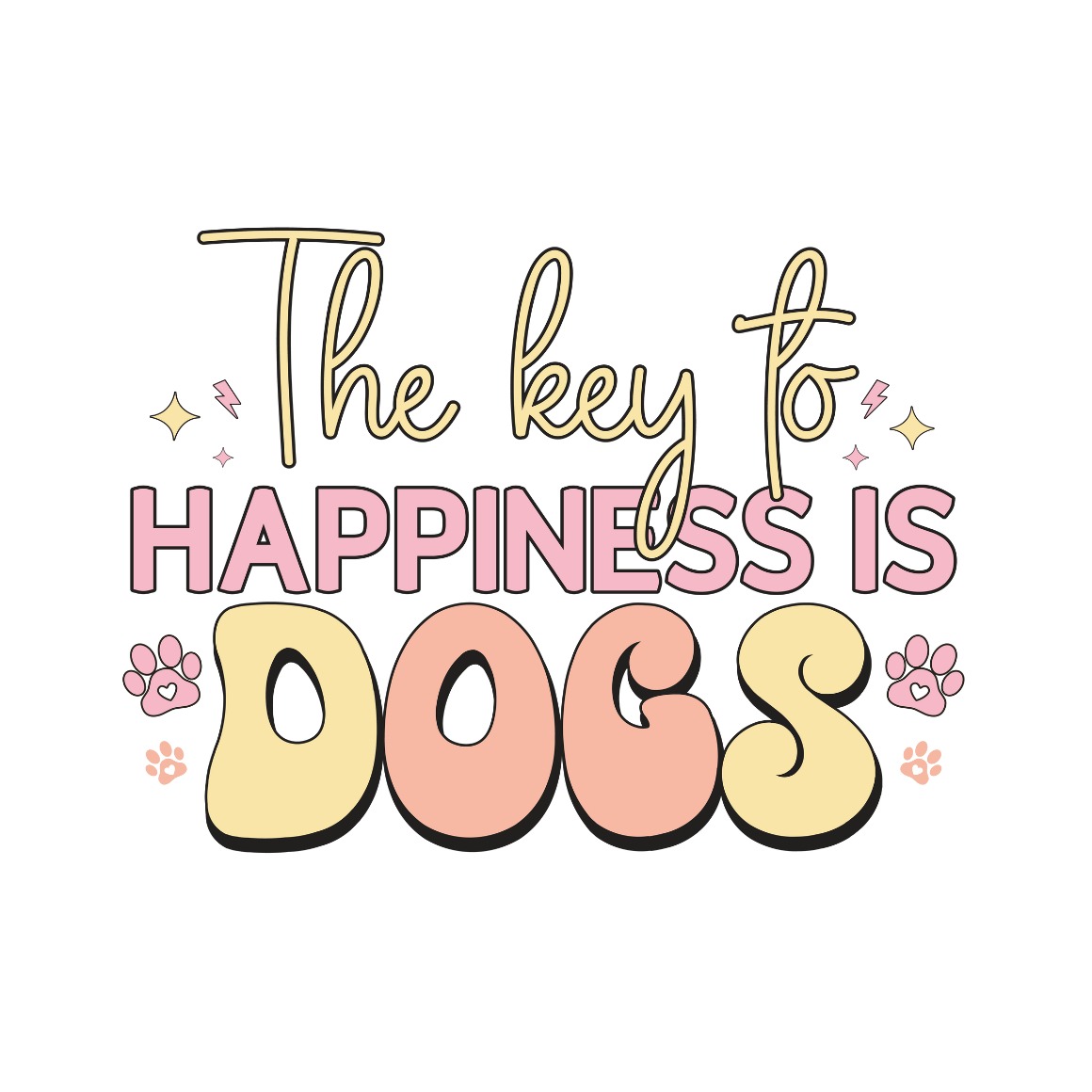 Retro Dog Quotes SVG Bundle 4