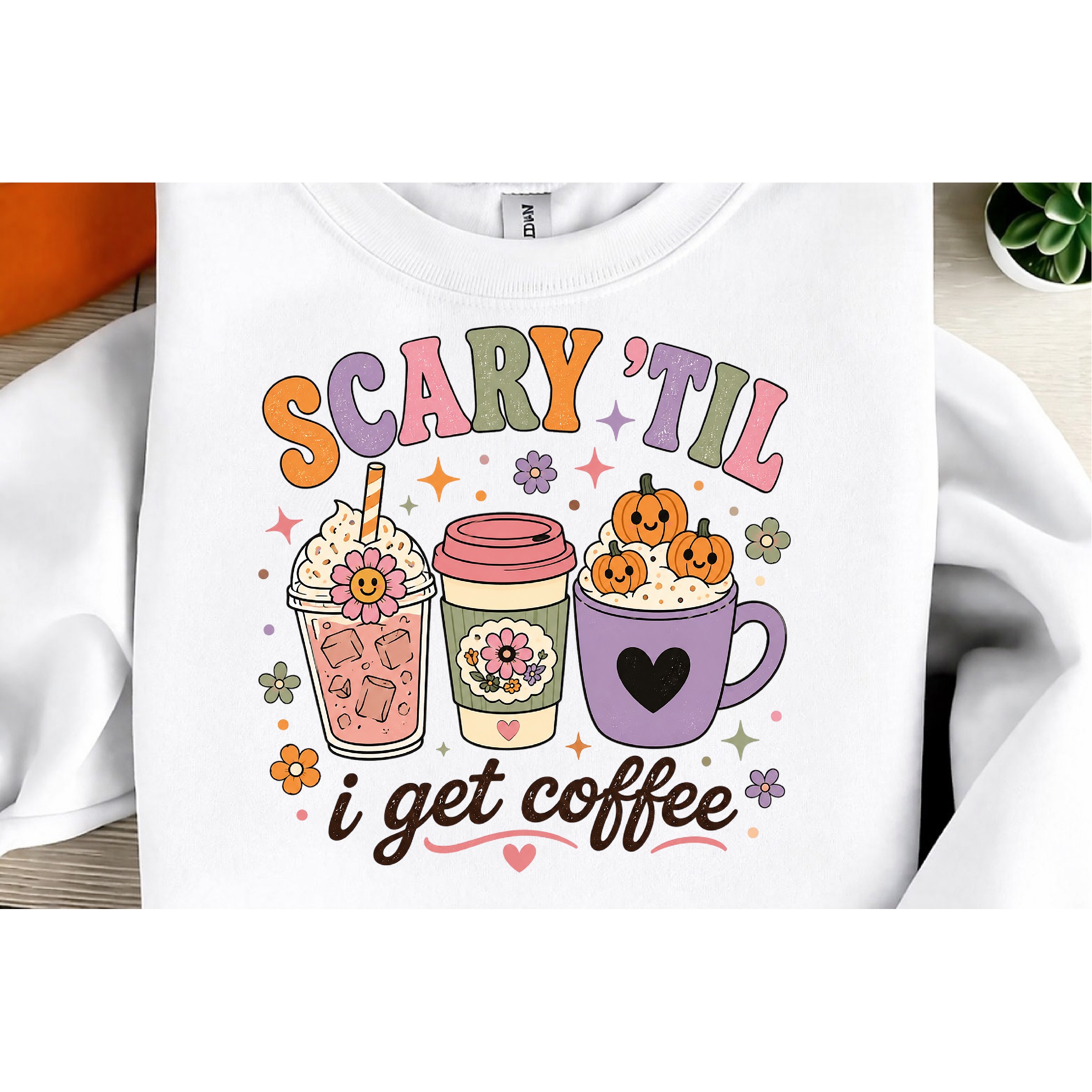 Retro Halloween Sublimation PNG, Ghost Pumpkin Designs (3) 2