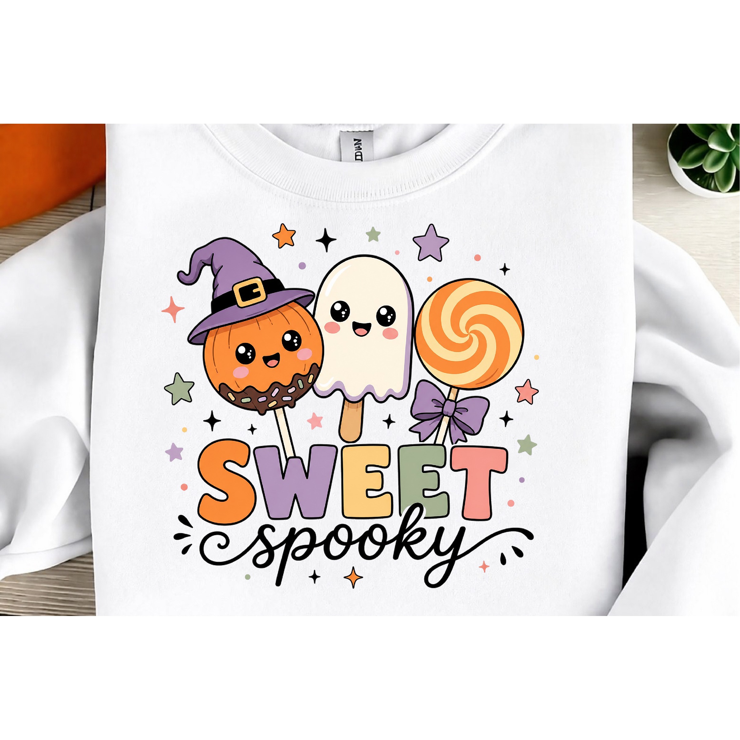 Retro Halloween Sublimation PNG, Ghost Pumpkin Designs (4) 2