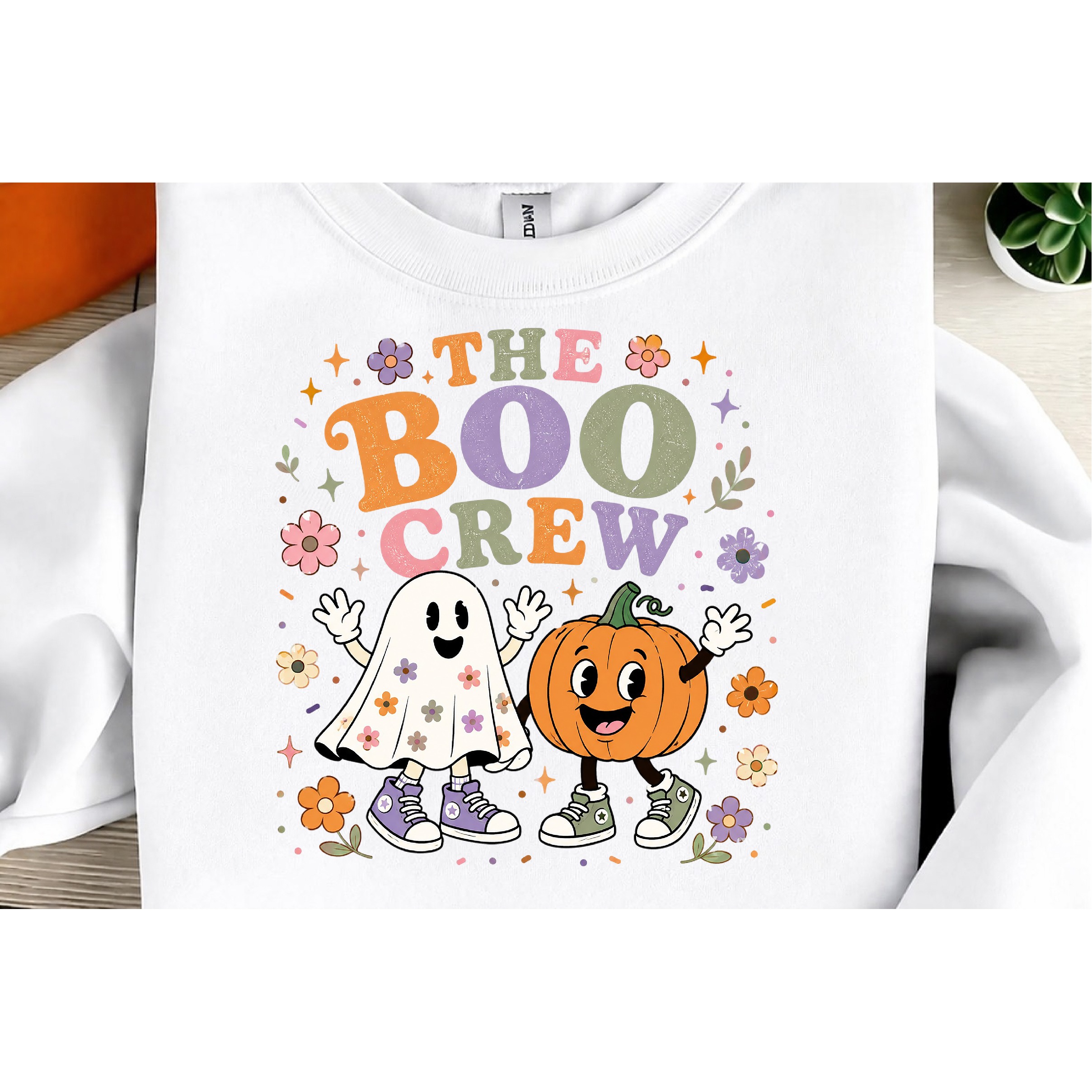 Retro Halloween Sublimation PNG, Ghost Pumpkin Designs (5) 2