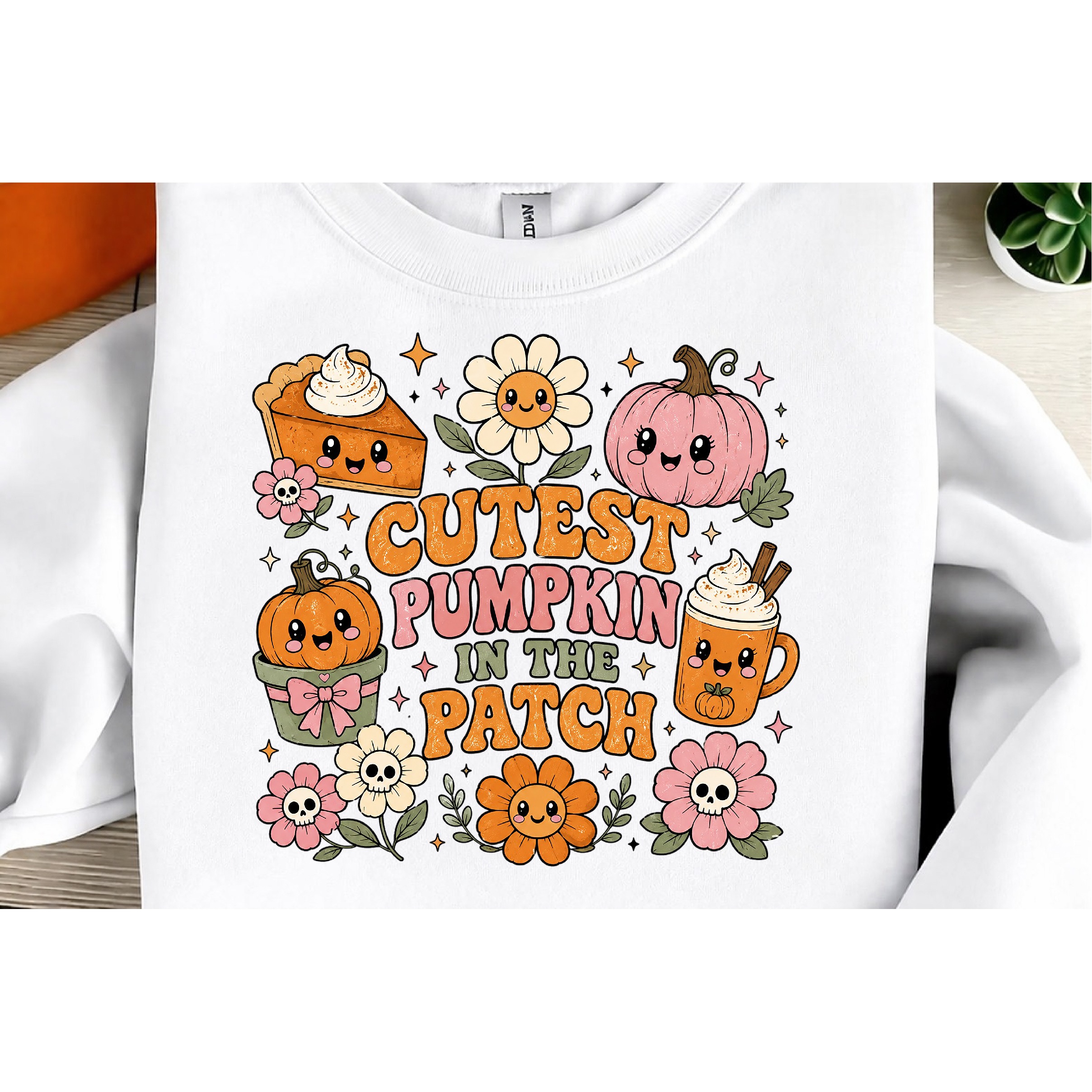 Retro Halloween Sublimation PNG, Ghost Pumpkin Designs (6) 2