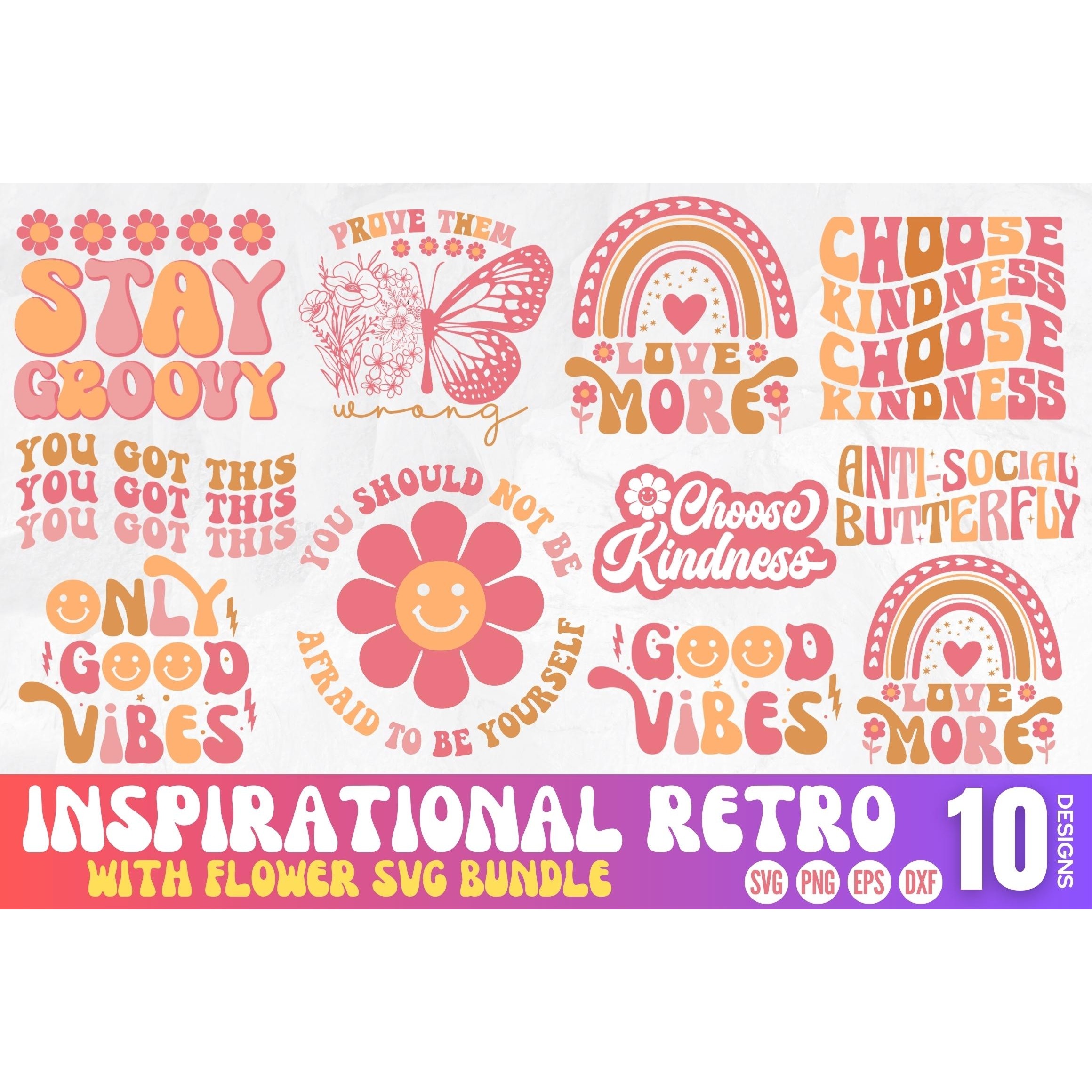 Retro Inspirational SVG Bundle