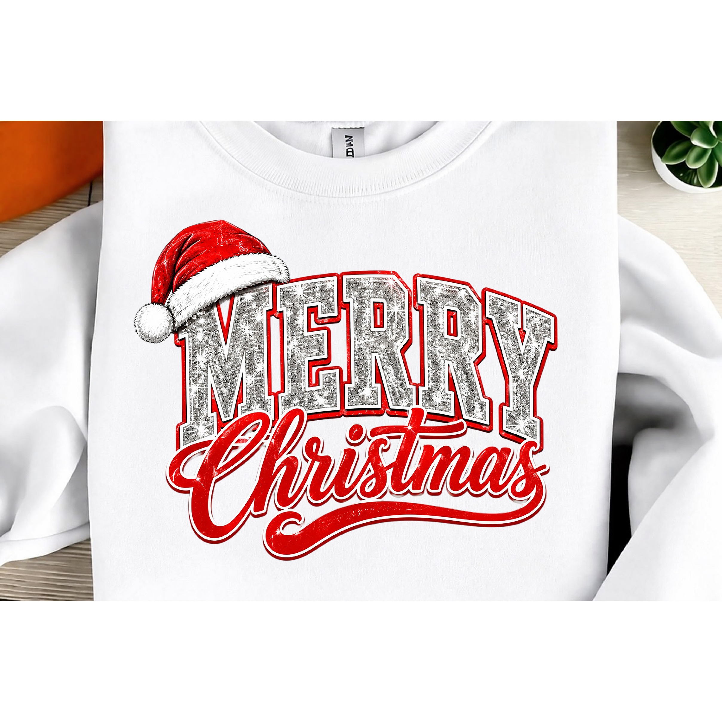 Retro Merry Christmas Png