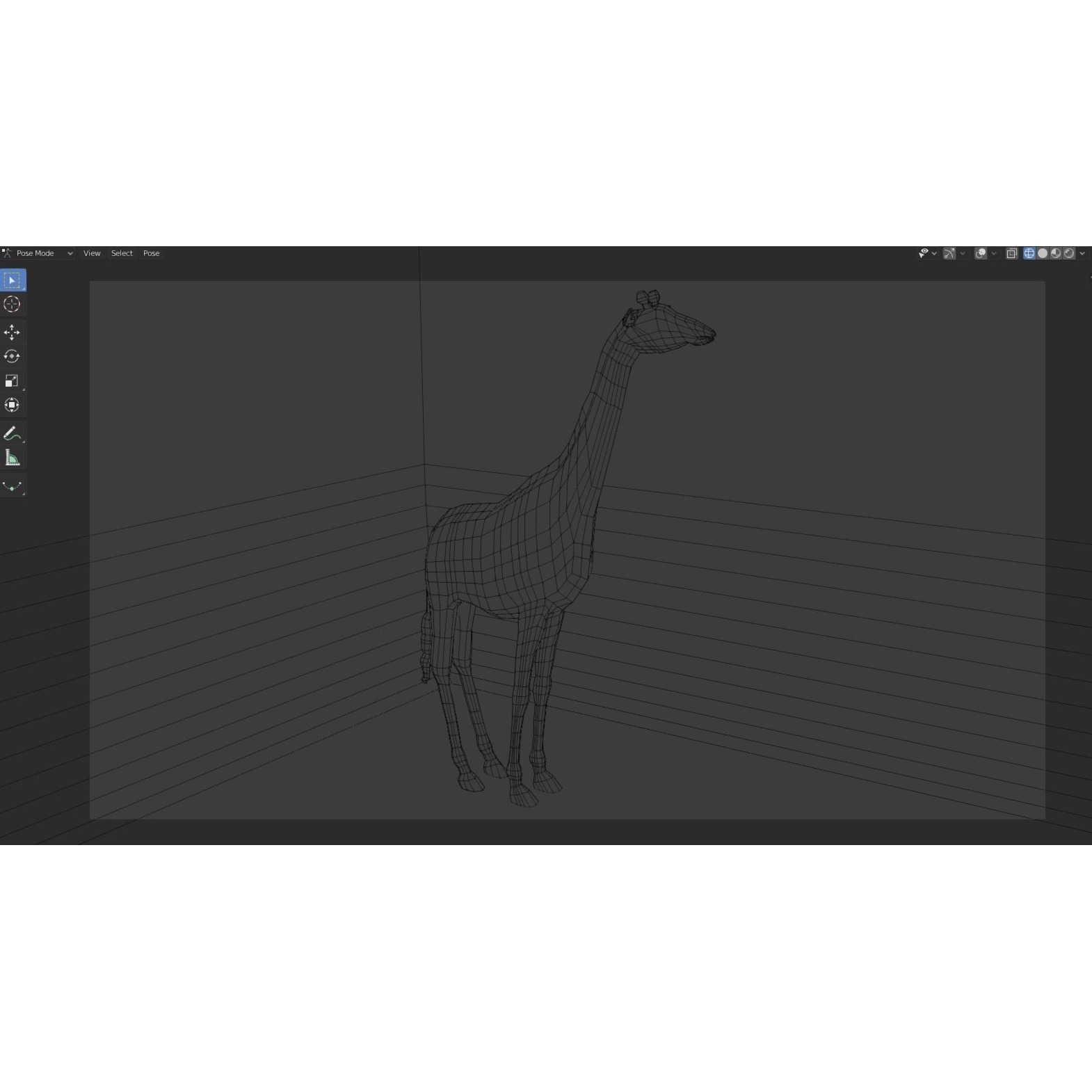 Rigged Giraffe Free low-poly 3D model 2