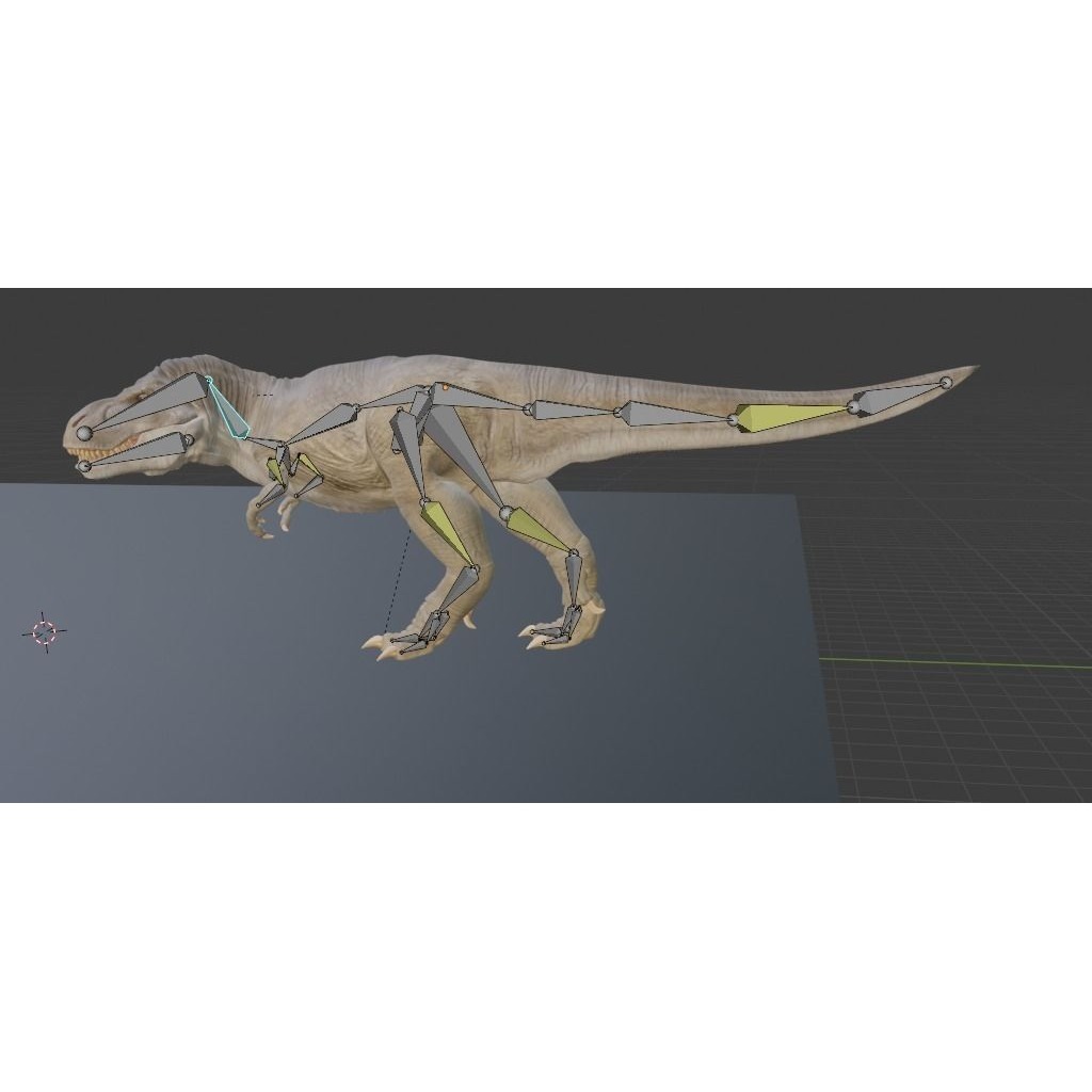Rigged Trex shep Free 3D model 3