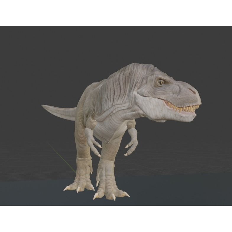 Rigged Trex shep Free 3D model 4