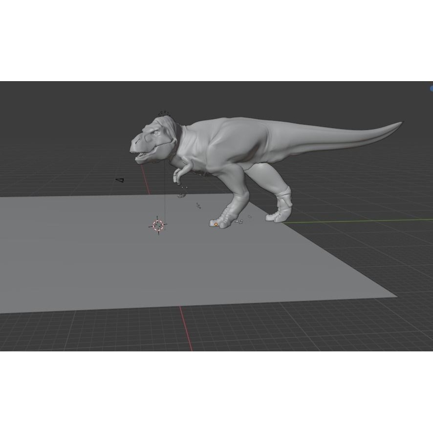 Rigged Trex shep Free 3D model 6