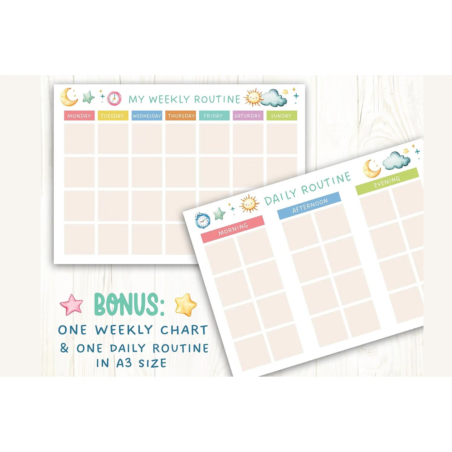 Routine Cards & Charts for Kids, 1200 Daily Routine Cards 4