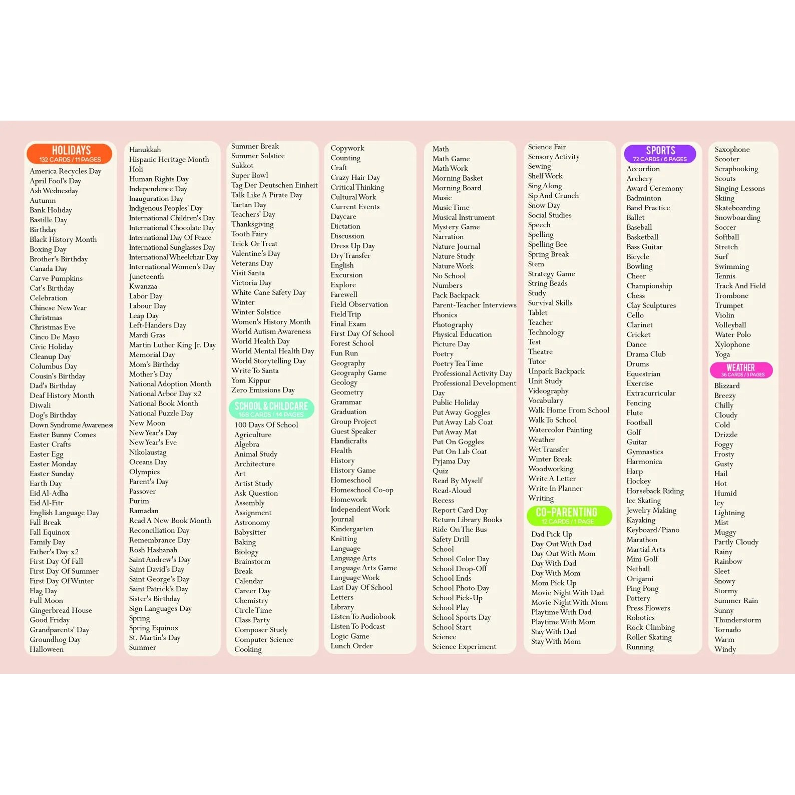 Routine Cards & Charts for Kids, 1200 Daily Routine Cards 6