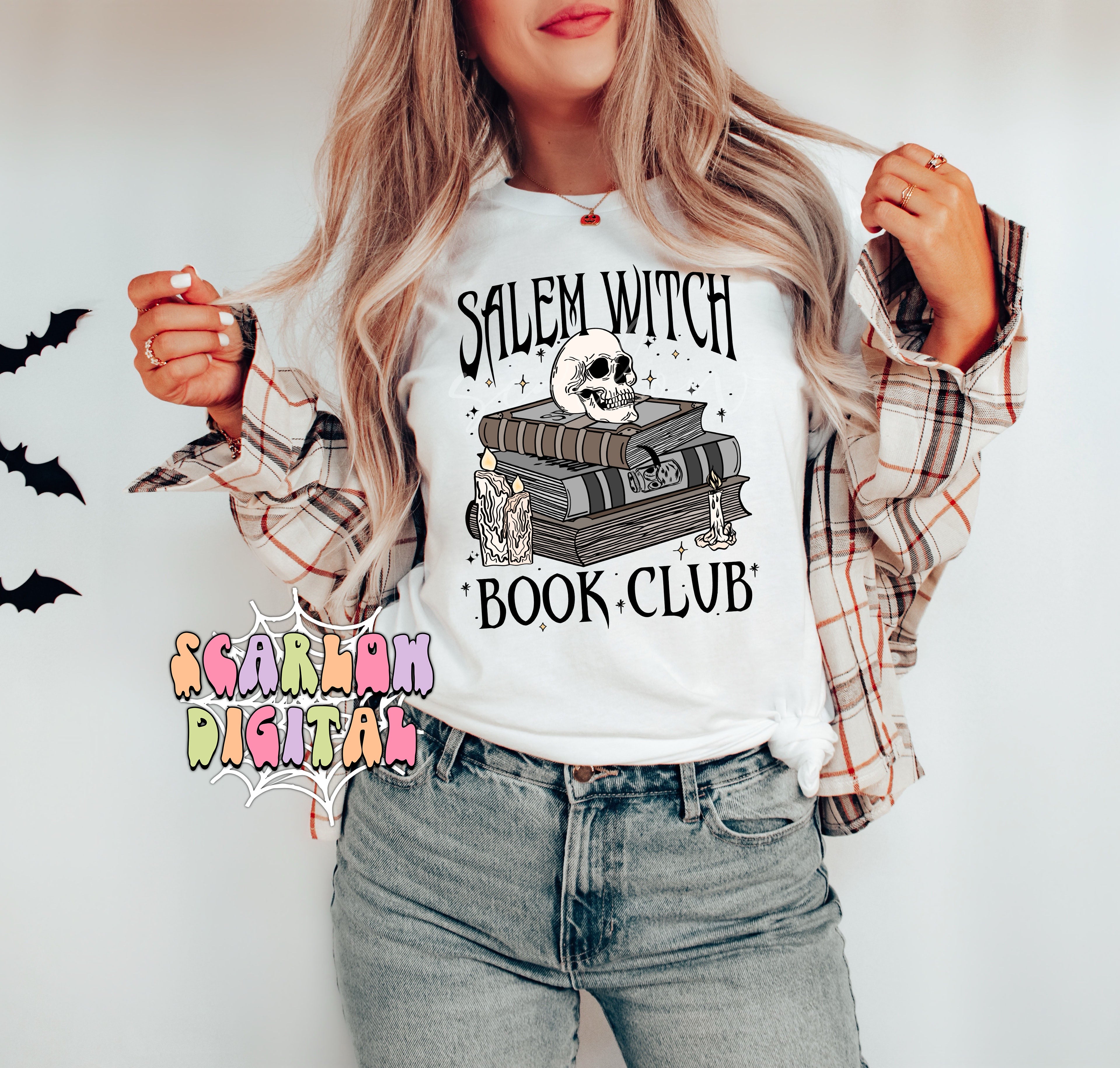 Salem Witch Book Club PNG Digital Design 3