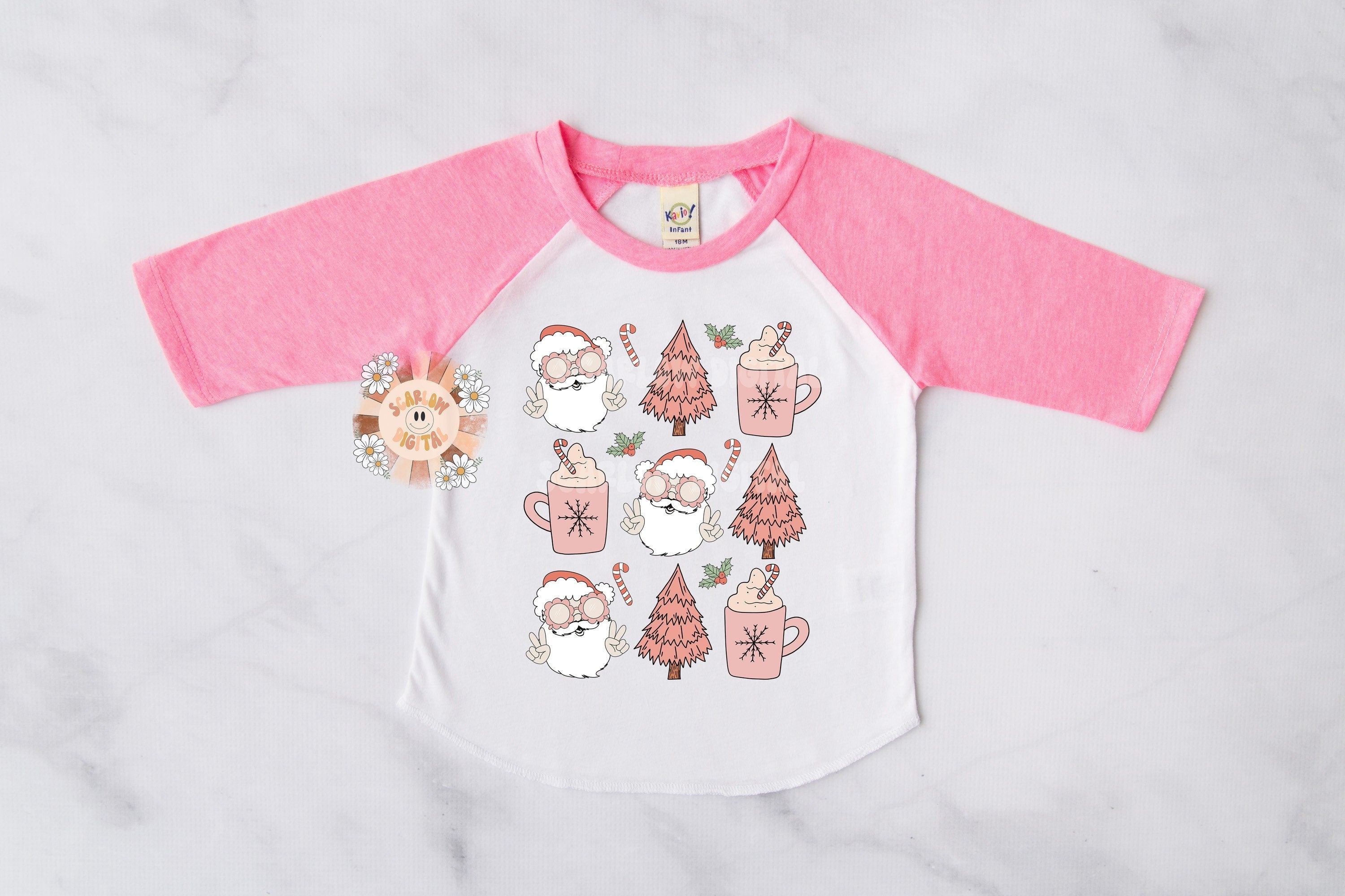 Santa Claus Doodles PNG Digital Design 3